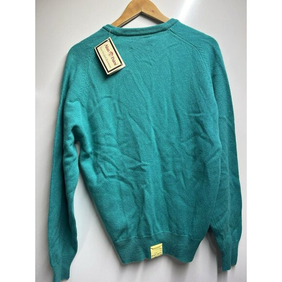 vintage alan paine shetland wool sweater Deadstock Size 42 Men’s New - Picture 4 of 5